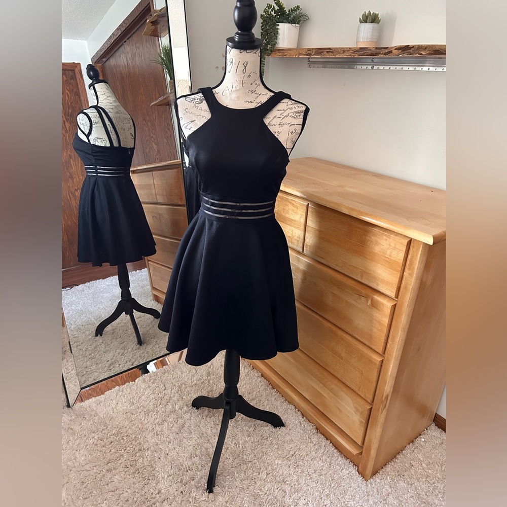 City Studio Black Mini Dress